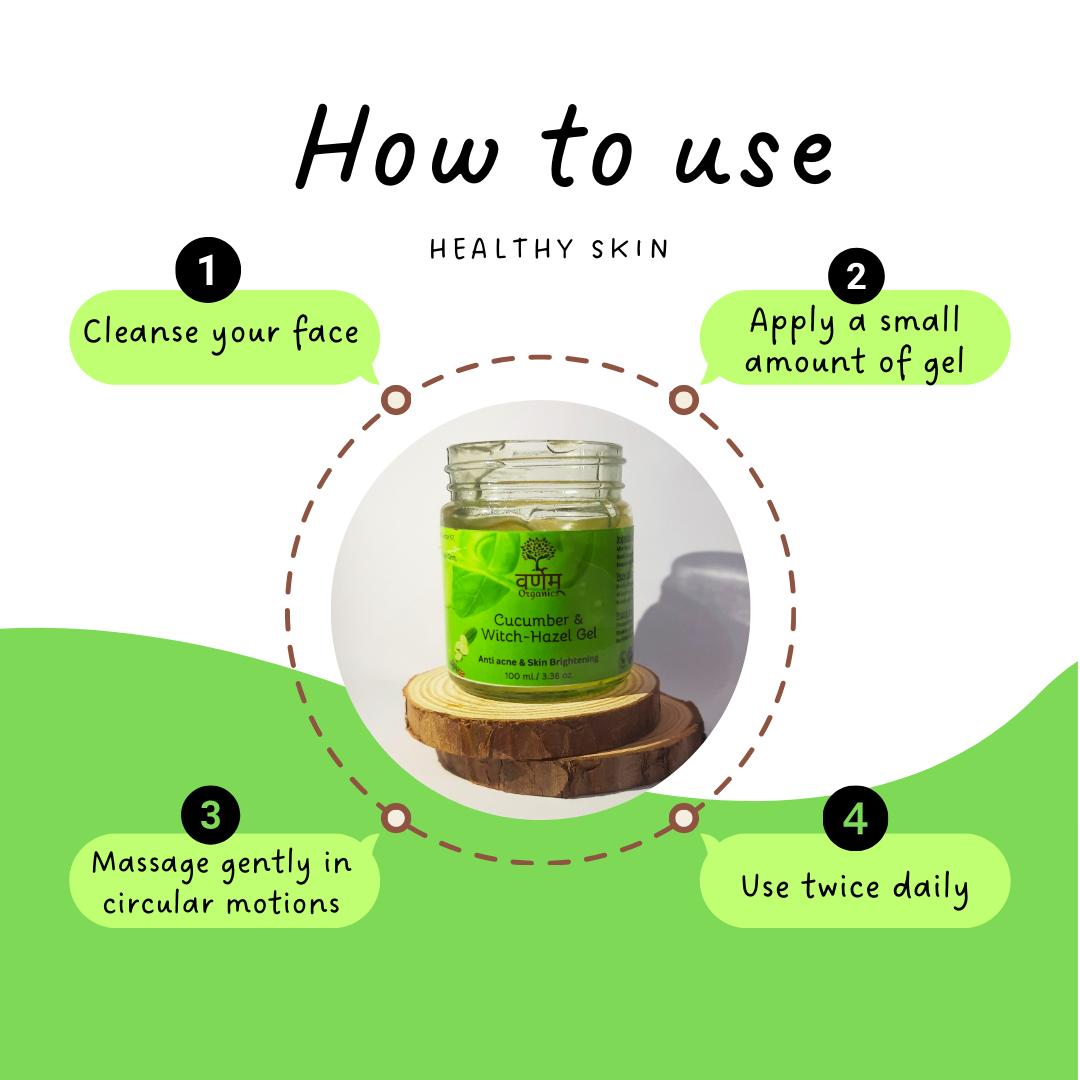Cucumber, Ashwagandha & Witch-Hazel Face Gel (100g)