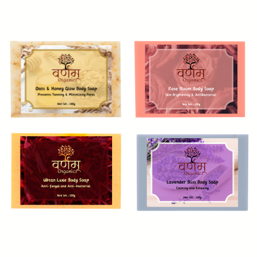 Luxury Skin Care Soap Combo for Winter's (Pack of 4 Soap)