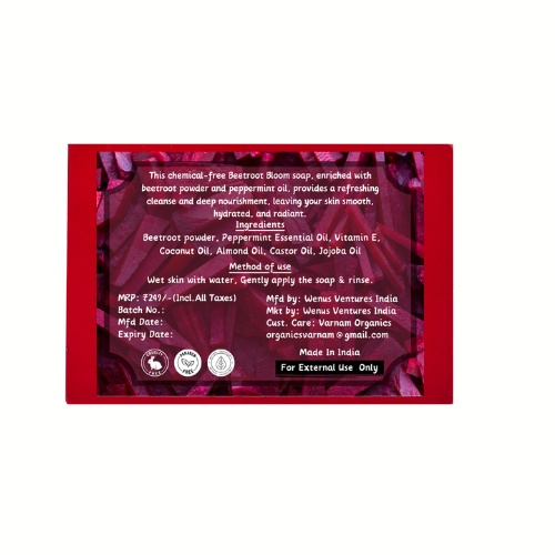 Beetroot Bloom Handmade Body Soap