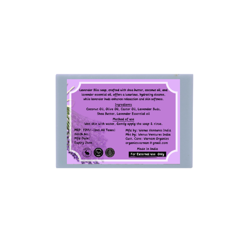Lavender Bliss Handmade  Body Soap