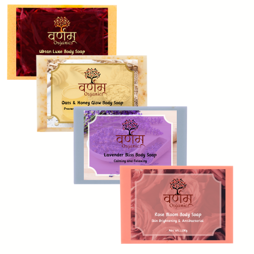 Luxury Skin Care Soap Combo  for Winter's (Pack of 4 Soap)