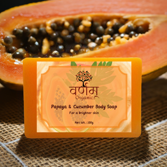 Papaya & Cucumber Handmade Body Soap