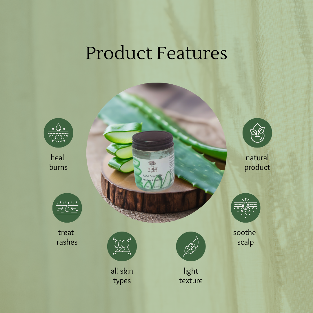 Aloe Vera Gel | 99% pure | Skin & Hair multi-tasker
